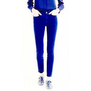 J. Crew Factory Matchstick Cords Cobalt Size 29